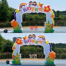 풍성 대형아치 5m 웰컴 도어 바람넣는기계, K. 4m미래닥터도어양면콘텐츠수정가능, 1개