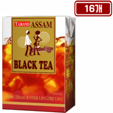 뉴초이스 아쌈 블랙티 400ml 낱개 판매, 16개