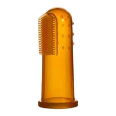 寵物牙刷牙膏組 萬毛軟毛刷 貓狗潔牙指套, 1個, 奈米銀潔牙指套