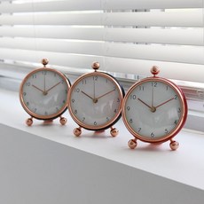 Lebendeco Tretta Newtro 經典時鐘靜音室內禮品座鐘, 03_黑色