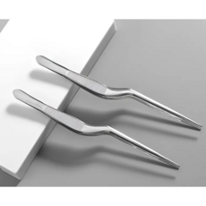 토브몰 스테인리스 귀지집게 핀셋 귀청소 도구 정밀 집게, 1개, 1세트