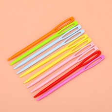 DIY編織工具 大眼針 毛衣毛線針 縫合針, 1個, 塑料縫合針 大號9釐米 -,高品質:光滑圓潤 1根裝 不傷衣物