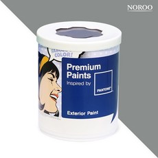 노루페인트 팬톤 실외 벽면 저광 페인트, 17-4402 NeutralGray, 1L, 1개