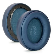 嘉義出貨 替換耳罩 適用Anker Soundcore Life Q30 Q35 主動式降噪耳機罩 耳機套 卡扣簡易安裝, 1個, 藍色拼接款 一對裝