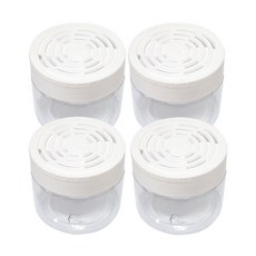 향조절뚜껑 투명 소분통 소분용기 작은용기 1세트, 4개, 150ml, 없음