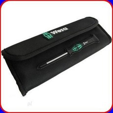 德國 Wera 2035/12B 精緻帆布 Kraftform 精密螺絲刀收納袋 工具收納, 1個