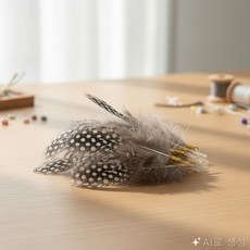 한이용품2 아트 깃털 장식 드림캐쳐DIY 깃털꾸미기 깃털소품