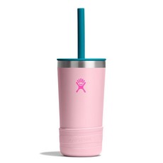 하이드로 플라스크 스트로앤부트 키즈 텀블러 355ml 코코넛, BLOSSOM PINK