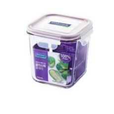 글라스락 퍼플에디션 정사각 도어포켓 밀폐용기, 1개, 920ml