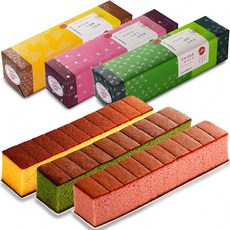 후쿠사야 나가사키 카스테라 일본 딸기 녹차 말차 세트 선물 포장 310g 3개입, 3세트개
