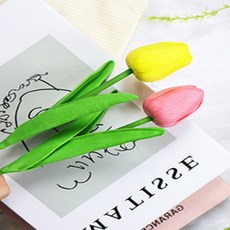 팽이네K 튤립조화, 핑크