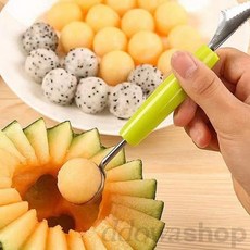 또와상회 수박 화채 스푼 멜론 귀여운스푼, 단일, 1개