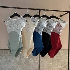 성인 발레 레오타드 고급 레이스 연습 댄스 의상 여성용 전문 댄스팀 체조 요가 커버올 201979