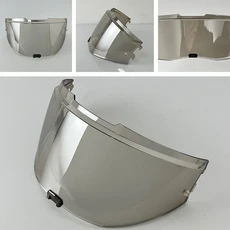 FF910 플립 업 쉴드 윈드실드용 오토바이 헬멧 안티 UV 및 포그 스티커가 있는 액세서리, 03 Clear Silver