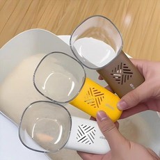 多功能糧勺廚房家用食品定量勺子米勺舀面勺子五穀雜糧量勺, 1個, 全新升級【帶防蟲設計手把】加厚加深,自帶防蟲盒【棕色1個】可拆卸