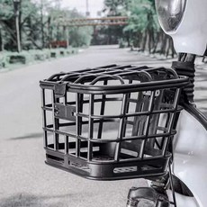 전기자전거 앞바구니 프론트백 방수 안장가방 다용도 수납 바스켓, 1개, 바구니+24-26인치 지지대+속통