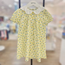 6층 아가방 2026 여름신상 통풍 잘되는 시원한 소재의 귀여운 카라가 포인트인 여름원피스