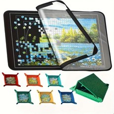 퍼즐 테이블 취미 대형 거치대 경사 직소 맞추기 기본형 목재색상, 블랙 56x81cm 1000개 스탠드 포함, 1개