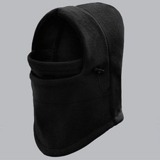 겨울 기모 오토바이 방한용품 바라클라바 올인원 넥워머 목토시 자전거 등산 스키 스노우보드, 블랙양털캡