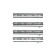 TOMIX 토믹스 N게이지 1767 와이드 PC 레일 S280-WP F 포인트 분기용 4개 세트, One size