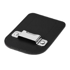 HAIMINGJUN 벨트용 줄자 홀더 ​​스타일리시하고 가벼우면서도 튼튼한 벨트 클립 (목수 및 현장 작업용), 8.5cm x 12cm, 인조가죽, 검은색