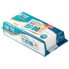 茶花 CHAHUA 抽取式廚房抹布 50抽x3包 乾濕兩用 即用即拋, 1個, 50SHEET