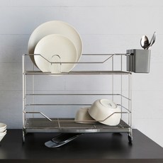 마켓비 ENUM 식기건조대 2단 그레이, 01 ALMA 행주 3팩 30x30