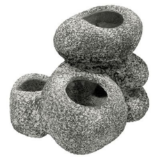 雅柏 石頭水草盆 魚缸裝飾 水族箱造景 安全無毒, L, 1個