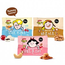 [하루견과] 스쿨넛 혼합 18gx30봉(키즈 요거트프렌즈 레드몬스터 각 10봉씩), 30개, 18g