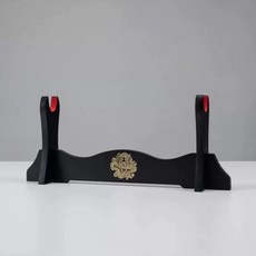 진검 거치대 스탠드 무타공 이동식 화이트 월넛 걸이 브라켓 정리대 드라이어 벽걸이 회전, I. 쌍어 1층