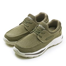 GOODYEAR固特異輕量休閒帆船健走鞋西雅圖SEATTLE系列 棕綠灰 舒適透氣健走鞋