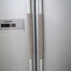 超柔門把手套 門把保護套 防寒防靜電, 暗紋（一對）長30cm,適用實際周長9-10CM冰箱把手