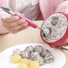 와볼샵 2 IN 1 화채스푼 듀얼 수박컷팅칼 커터 모양내기칼