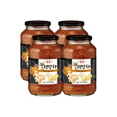 꽃샘 꿀생강차 1kg x 4개 / 차음료 액상 과일청, 1개입
