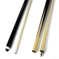 레인워크 당구 큐대 147cm 스틱 채 큣대 원목 성인용 연습, 화이트블랙혼합