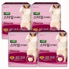 디펜드 여성용 스타일 언더웨어 파워 성인기저귀, 대형, 8개입, 4개