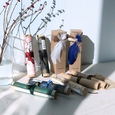 SANS 두루마리 편지 예쁜 편지지 [동서양 옛날 특별한 특이한 감성 사극 감동 이색 100일 기념일 이벤트편지지 선물], [4. 불로초(초록)] [4. 불로초(초록)]