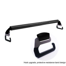 핸들이 있는 휴대용 저항 밴드 키트 루프 탄성 스쿼트 데드리프트 운동 장비 업그레이드된 E형, bla bar, 1개