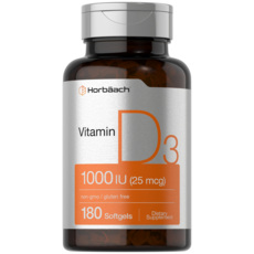 호르바흐 비타민 D3 1000IU (25mcg) 소프트젤, 1개, 180정