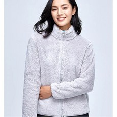 투니스 스타일리시 루즈핏 단색 슬림핏 퍼 재킷