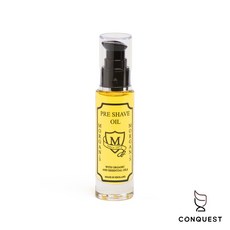 CONQUEST 英國 Morgan's 鬍前軟化油，鬍鬚保養油，潤滑降低刮傷，提升刮鬍舒適度, 1個, 50ml, 50ml