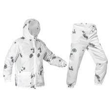 Eosphorus 블러 스노우 카모 겨울 카모플라주 초박형 오버화이트 사냥 에어소프트 페인트볼 야외용 흐림 패턴