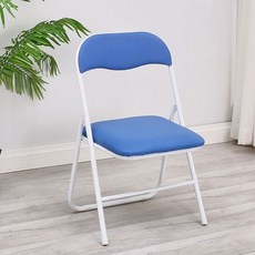 야외 낮은 접이식의자 휴대용 간이 보조의자 행사용 의자, 1인용, 블루 가죽 35cm