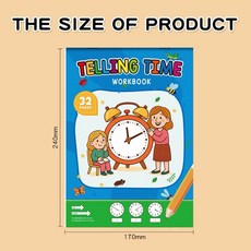 時間學習練習本 認識時鐘 幼兒數學啟蒙, 1個
