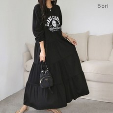 보리맘 그랜디 캉캉 원피스 빅사이즈 여성의류 롱원피스 Fc991