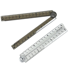 [e모든문구]아이비스 1500 반으로 접히는 30cm 겹자, 10개, 랜덤반투명