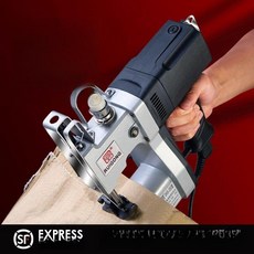 포대미싱기 마대 씰링기 자루 포장 무선 박음질 기계 실링 재봉틀 휴대용, 실버그레이 전원 코드 포함, 기본 모델명/품번