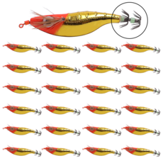 금양 수평 왕눈이 25개입 야광 축광 고급 미늘훅 테프론 일본산 쭈꾸미 문어 오징어, 25개, 9.6g, 수평 왕눈이 금비