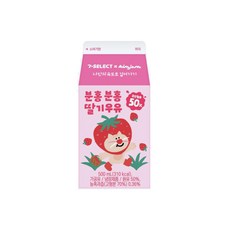 세븐셀렉트 분홍분홍 딸기우유, 7개, 500ml