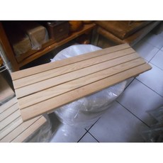 多功能置物板踏板 台灣檜木材質 適用於浴室蒸氣室SPA, 1個